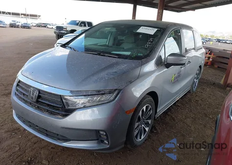 2024 Honda Odyssey Ex-L from USA, damaged, VIN 5FNRL6H64RB036508